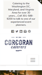 Mobile Screenshot of corcorancaterers.com